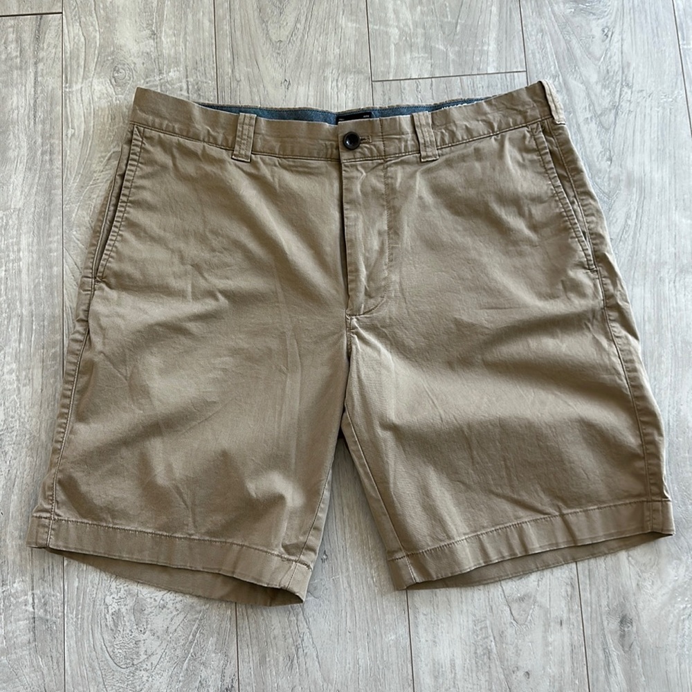 J. Crew 9” inseam Stretch Chino Shorts